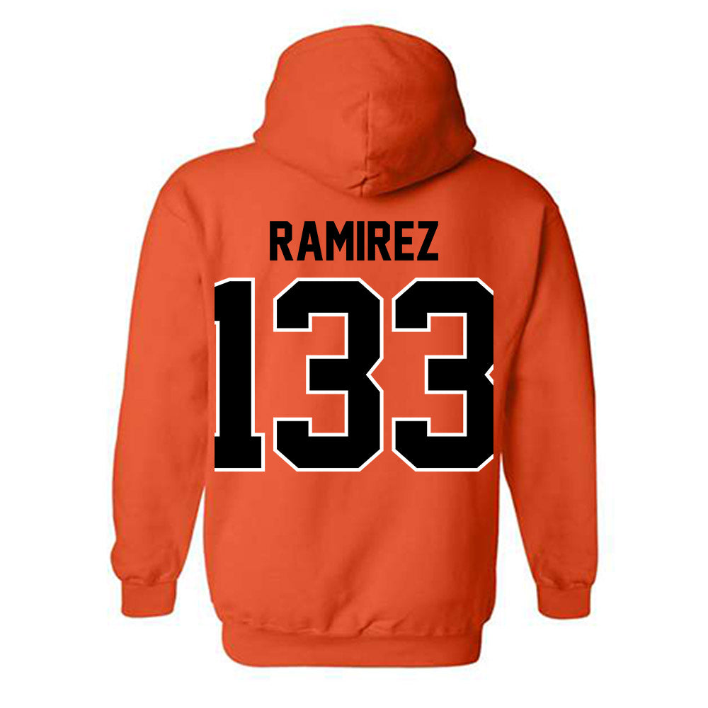 Oklahoma State - NCAA Wrestling : Ronnie Ramirez - Classic Shersey Hooded Sweatshirt-1