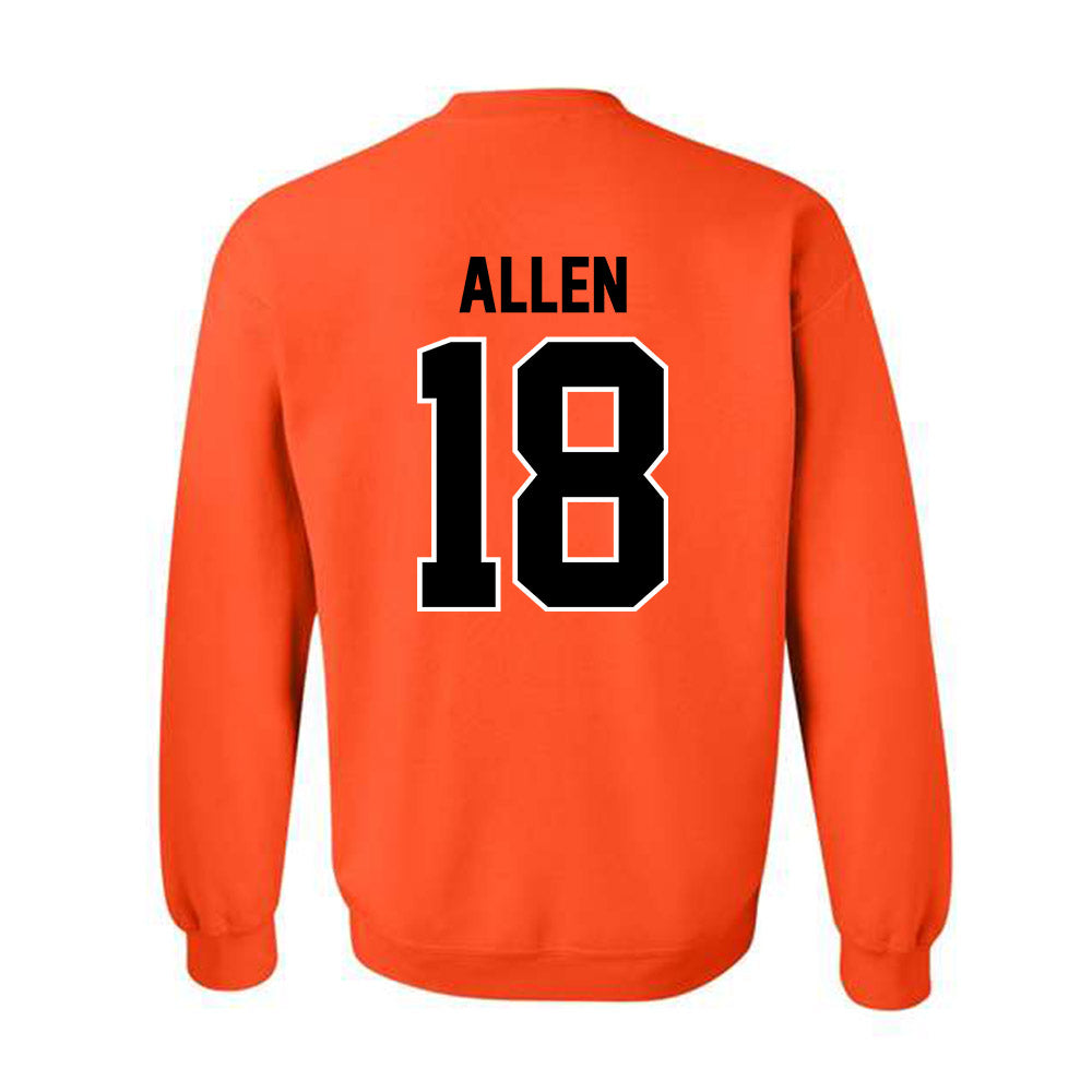 Oklahoma State - NCAA Women's Soccer : Sami Allen - Crewneck Sweatshirt Classic Shersey