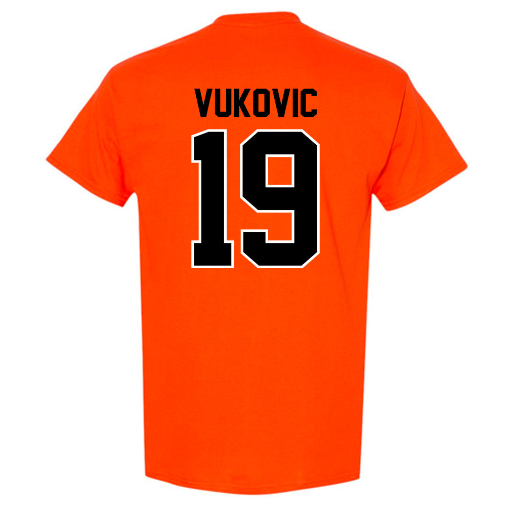 Oklahoma State - NCAA Men's Basketball : Andrija Vukovic - Classic Shersey T-Shirt-1