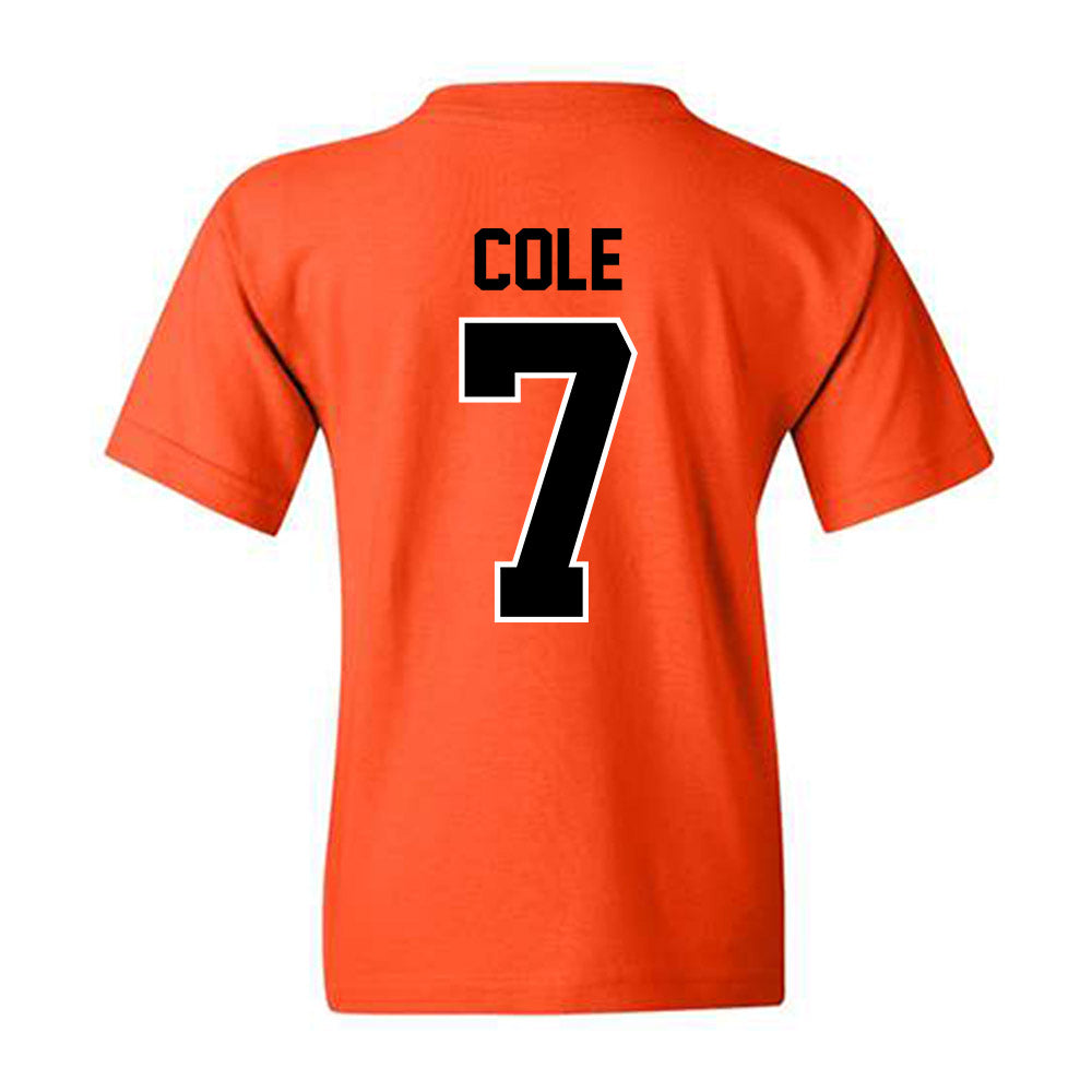 Oklahoma State - NCAA Men's Basketball : Kirk Cole - Classic Shersey Youth T-Shirt-1