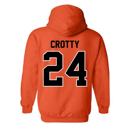 Oklahoma State - NCAA Men's Basketball : Ryan Crotty - Classic Shersey Hooded Sweatshirt-1