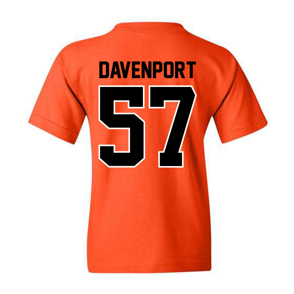 Oklahoma State - NCAA Football : Aidan Davenport - Youth T-Shirt