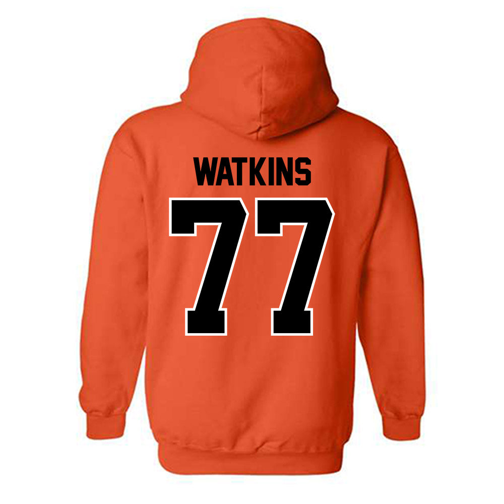 Oklahoma State - NCAA Baseball : Hunter Watkins - Classic Shersey Hooded Sweatshirt-1