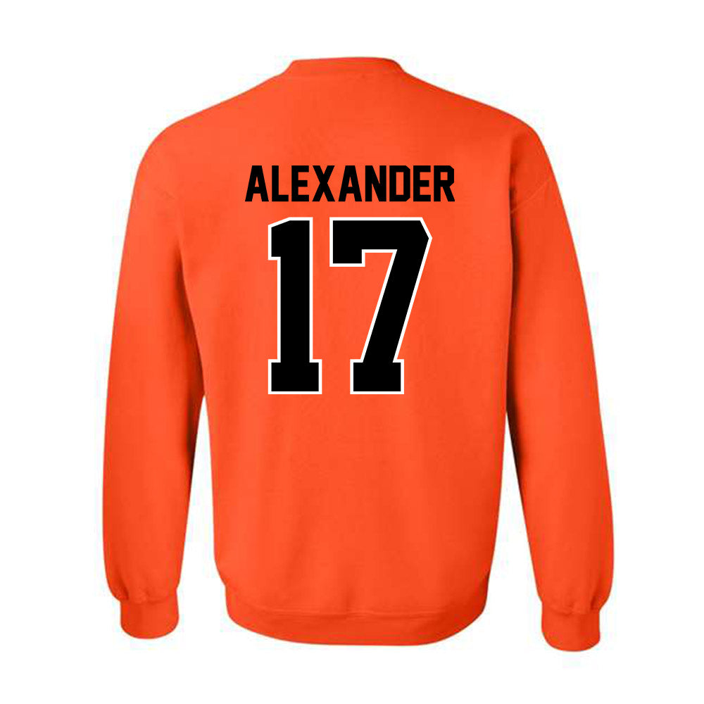 Oklahoma State - NCAA Baseball : Elijah Alexander - Classic Shersey Crewneck Sweatshirt