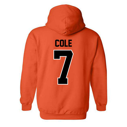 Oklahoma State - NCAA Men's Basketball : Kirk Cole - Classic Shersey Hooded Sweatshirt-1