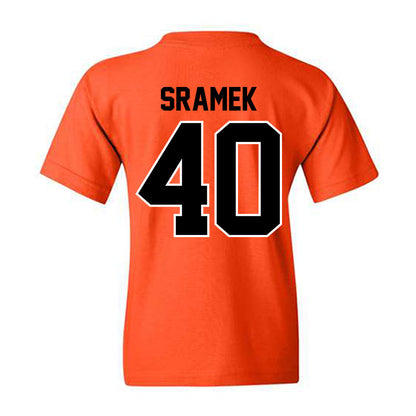 Oklahoma State - NCAA Baseball : Caden Sramek - Classic Shersey Youth T-Shirt-1