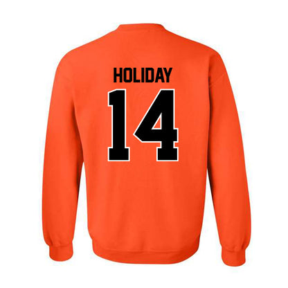 Oklahoma State - NCAA Baseball : Brian Holiday - Crewneck Sweatshirt Classic Shersey