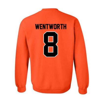 Oklahoma State - NCAA Baseball : TP Wentworth - Classic Shersey Crewneck Sweatshirt-1