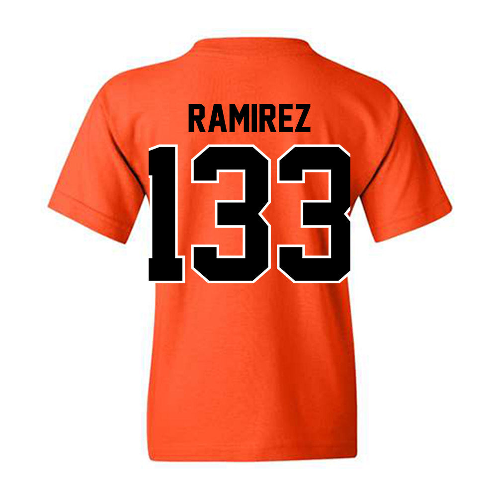 Oklahoma State - NCAA Wrestling : Ronnie Ramirez - Classic Shersey Youth T-Shirt-1