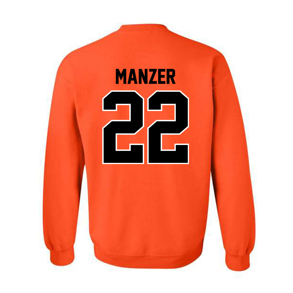 Oklahoma State - NCAA Men's Basketball : Brooks Manzer -  Crewneck Sweatshirt