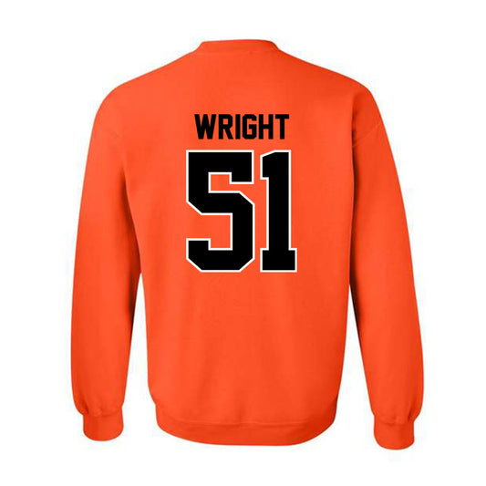 Oklahoma State - NCAA Men's Basketball : John-Michael Wright -  Crewneck Sweatshirt