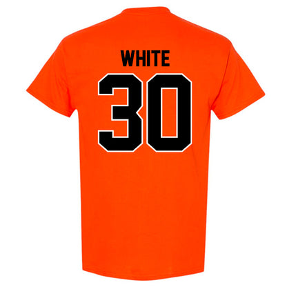 Oklahoma State - NCAA Football : Trip White - Classic Shersey T-Shirt-1