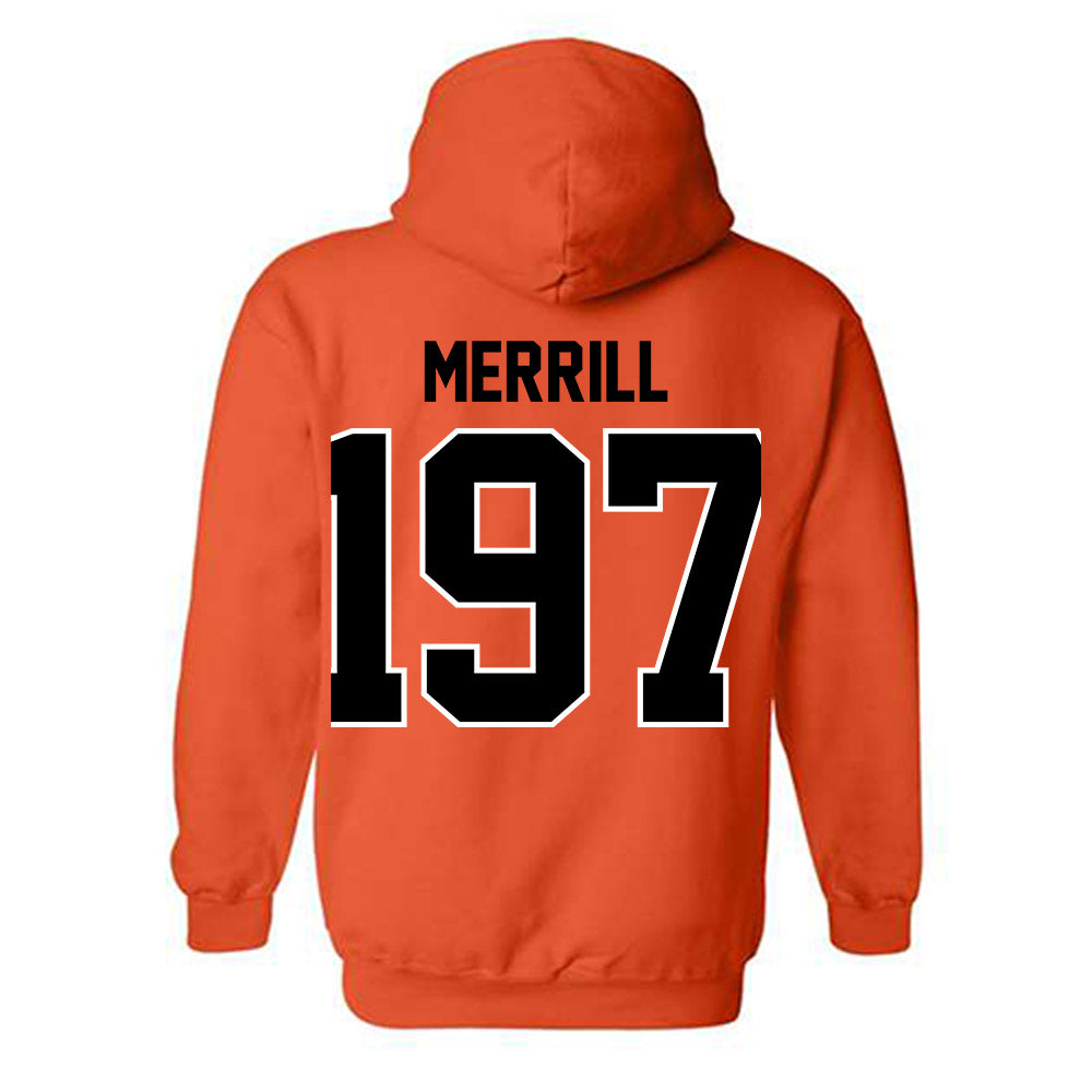 Oklahoma State - NCAA Wrestling : Cody Merrill - Classic Shersey Hooded Sweatshirt-1