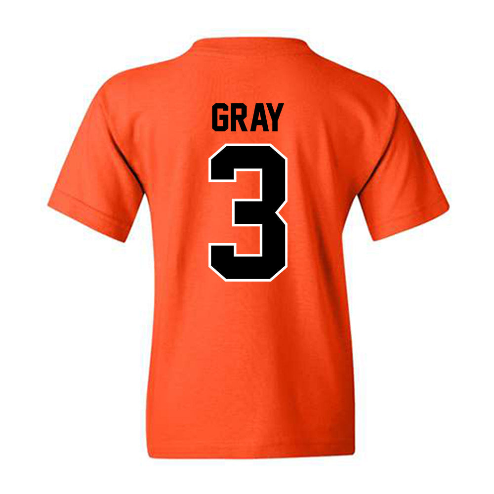 Oklahoma State - NCAA Women's Basketball : Micah Gray - Classic Shersey Youth T-Shirt-1