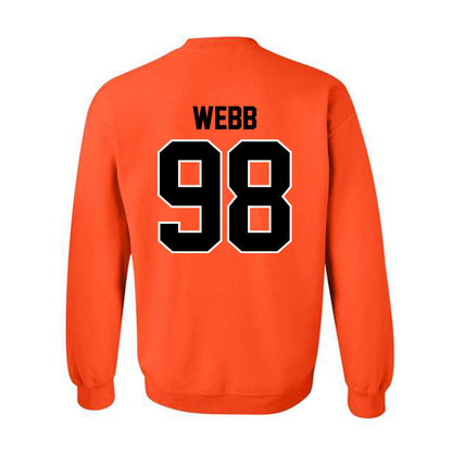Oklahoma State - NCAA Football : Luke Webb - Classic Shersey Crewneck Sweatshirt-1