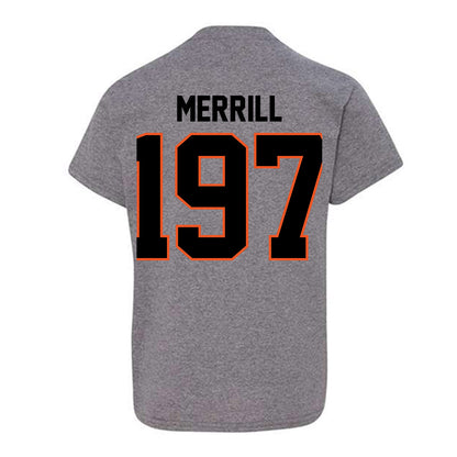 Oklahoma State - NCAA Wrestling : Cody Merrill - Classic Shersey Youth T-Shirt-1