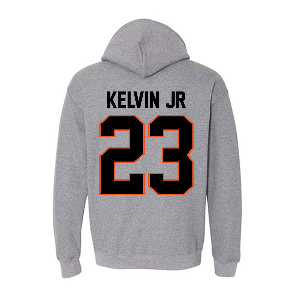 Oklahoma State - NCAA Men's Basketball : Mikey Kelvin Jr - Classic Shersey Hooded Sweatshirt-1