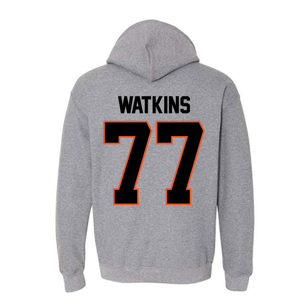 Oklahoma State - NCAA Baseball : Hunter Watkins - Classic Shersey Hooded Sweatshirt-1