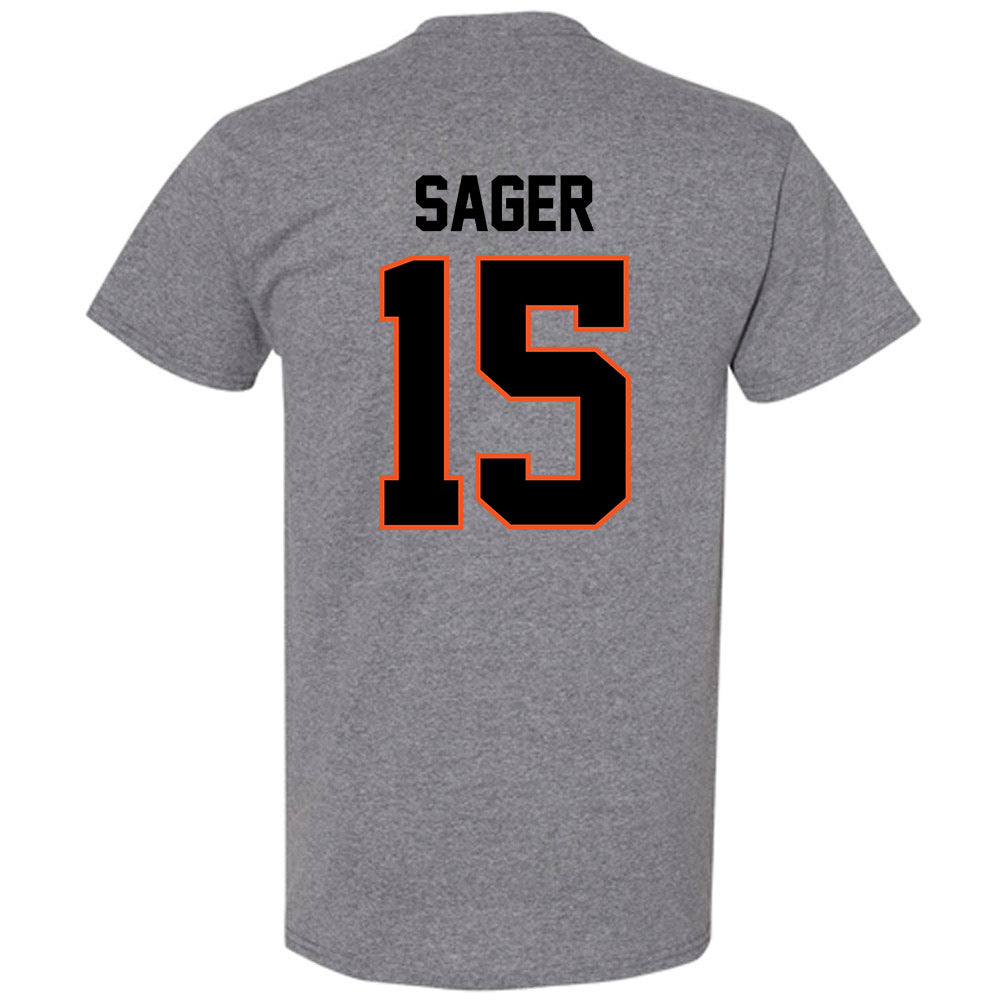 Oklahoma State - NCAA Men's Basketball : Carson Sager - Classic Shersey T-Shirt