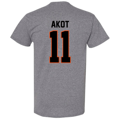 Oklahoma State - NCAA Women's Basketball : Achol Akot - Classic Shersey T-Shirt-1