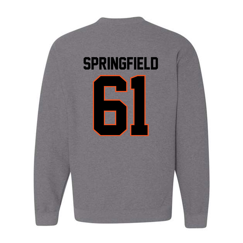 Oklahoma State - NCAA Football : Jake Springfield - Classic Shersey Crewneck Sweatshirt