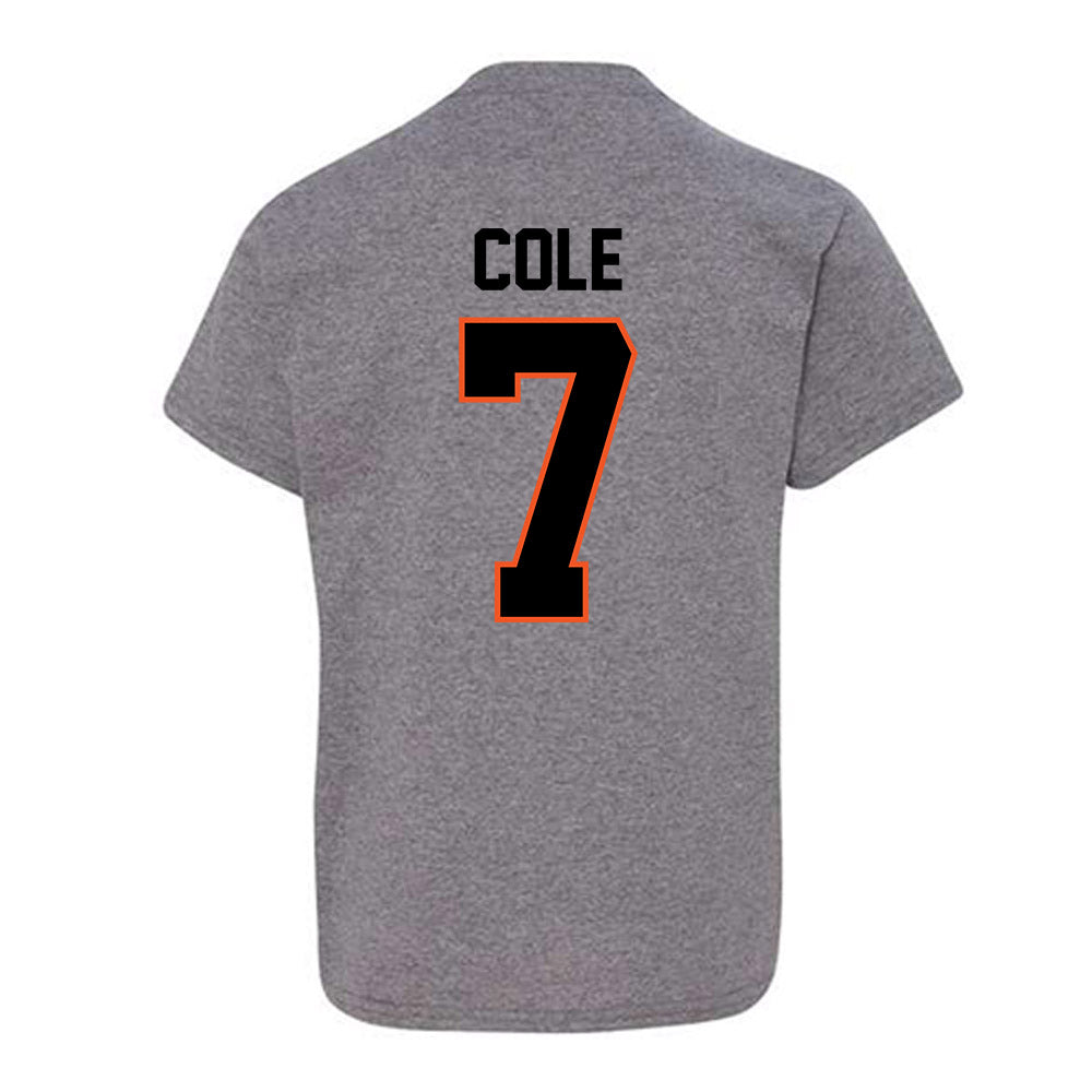 Oklahoma State - NCAA Men's Basketball : Kirk Cole - Classic Shersey Youth T-Shirt-1