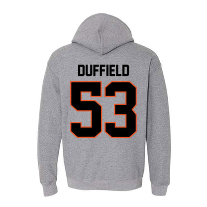Oklahoma State - NCAA Football : Jaxson Duffield - Classic Shersey Hooded Sweatshirt-1