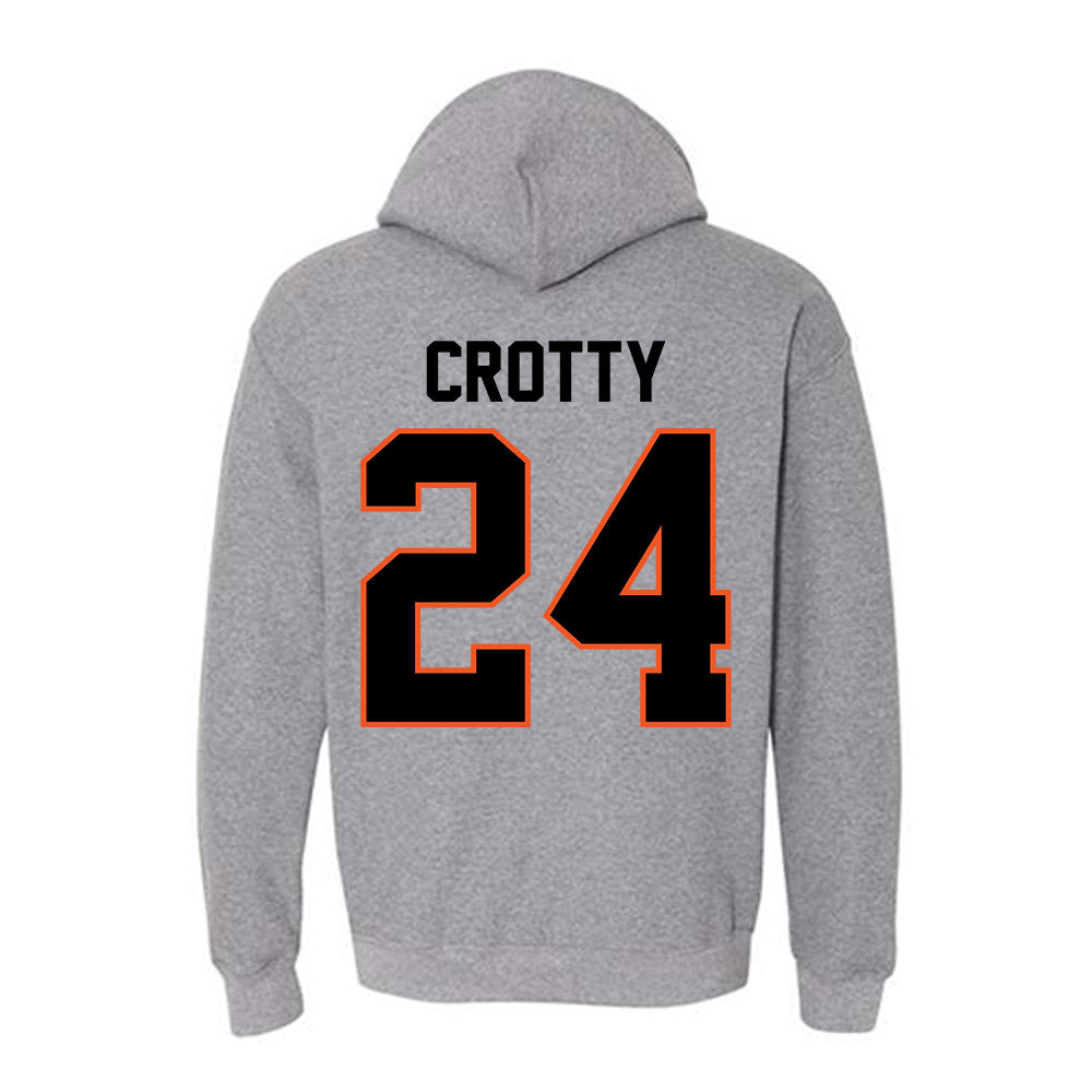Oklahoma State - NCAA Men's Basketball : Ryan Crotty - Classic Shersey Hooded Sweatshirt-1