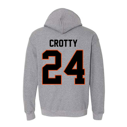Oklahoma State - NCAA Men's Basketball : Ryan Crotty - Classic Shersey Hooded Sweatshirt-1