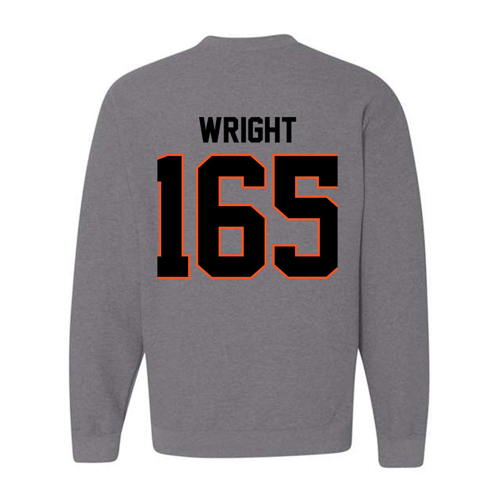 Oklahoma State - NCAA Wrestling : Jaxen Wright - Classic Shersey Crewneck Sweatshirt