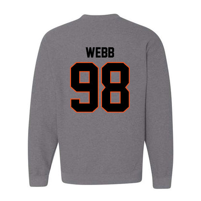 Oklahoma State - NCAA Football : Luke Webb - Classic Shersey Crewneck Sweatshirt-1