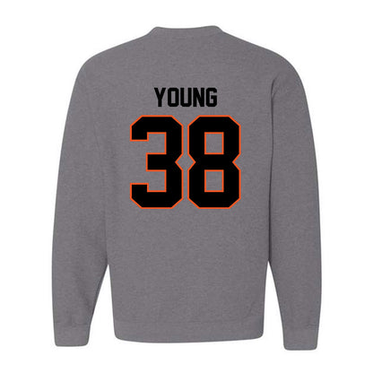 Oklahoma State - NCAA Football : Carlveon Young - Classic Shersey Crewneck Sweatshirt-1