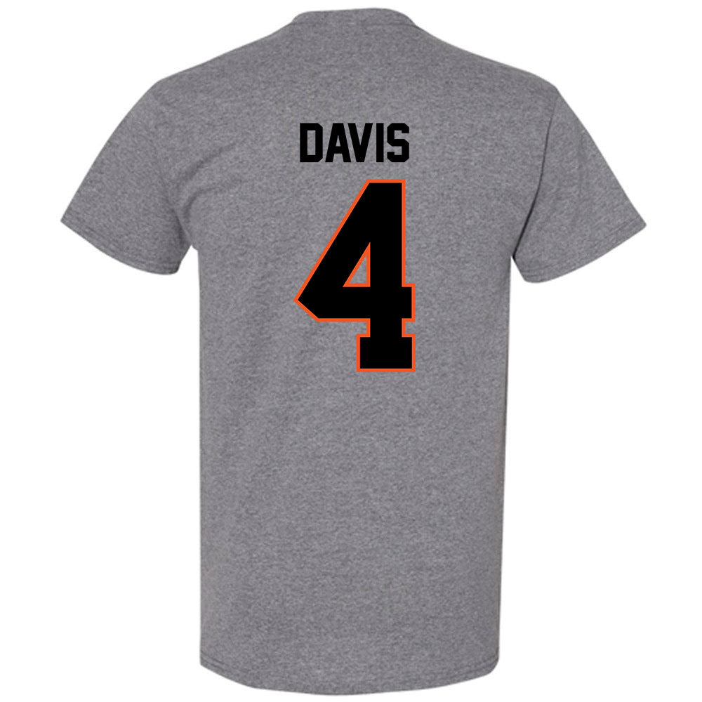 Oklahoma State - NCAA Men's Basketball : Davonte Davis - Classic Shersey T-Shirt-1