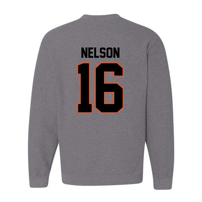 Oklahoma State - NCAA Football : Willie Nelson - Classic Shersey Crewneck Sweatshirt