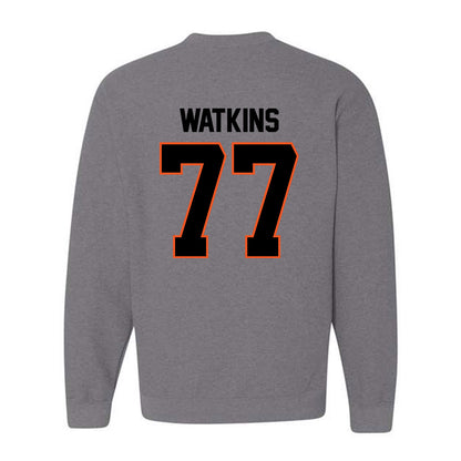 Oklahoma State - NCAA Baseball : Hunter Watkins - Classic Shersey Crewneck Sweatshirt-1