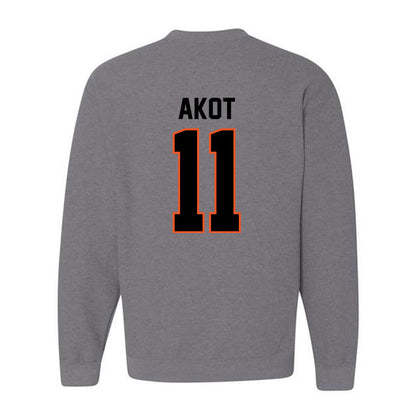 Oklahoma State - NCAA Women's Basketball : Achol Akot - Classic Shersey Crewneck Sweatshirt-1