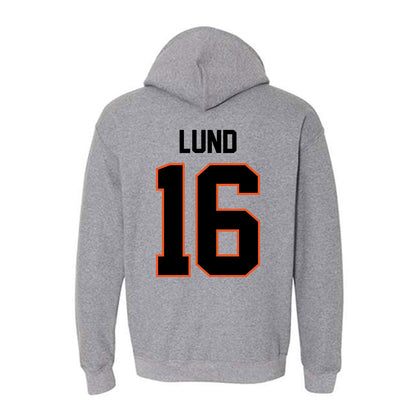 Oklahoma State - NCAA Baseball : Ethan Lund - Classic Shersey Hooded Sweatshirt-1