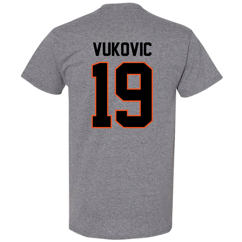 Oklahoma State - NCAA Men's Basketball : Andrija Vukovic - Classic Shersey T-Shirt-1