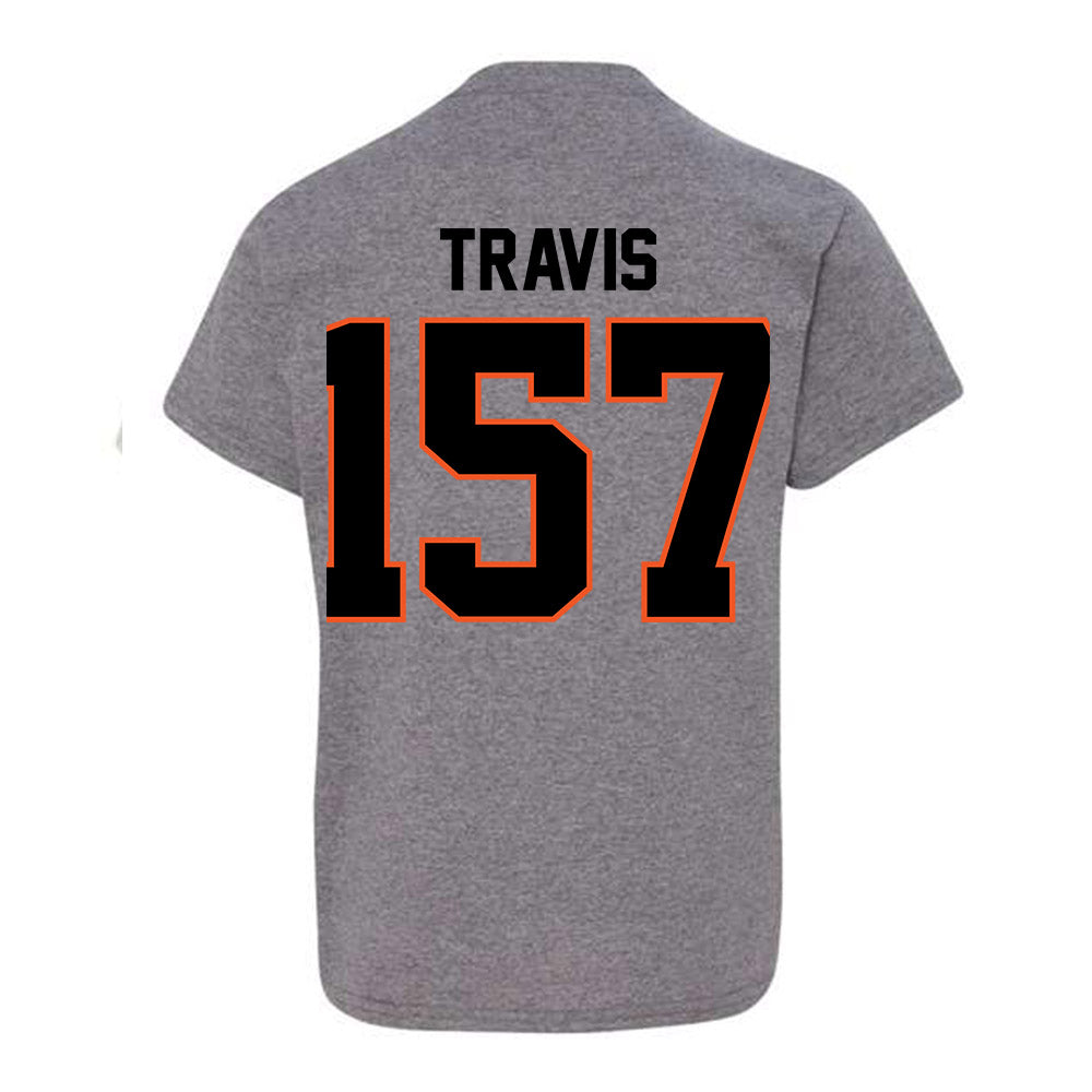 Oklahoma State - NCAA Wrestling : Teague Travis - Classic Shersey Youth T-Shirt