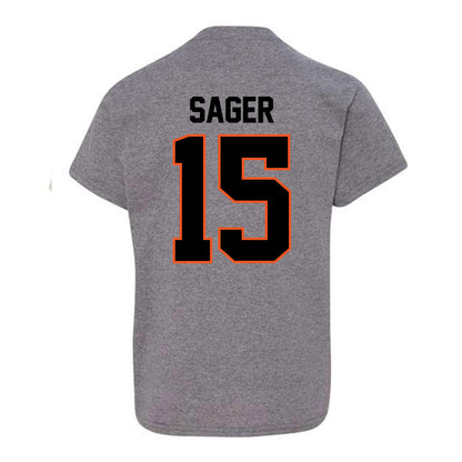 Oklahoma State - NCAA Men's Basketball : Carson Sager - Classic Shersey Youth T-Shirt