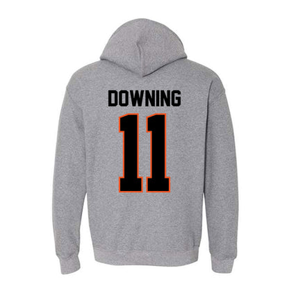 Oklahoma State - NCAA Softball : Preslee Downing - Classic Shersey Hooded Sweatshirt-1