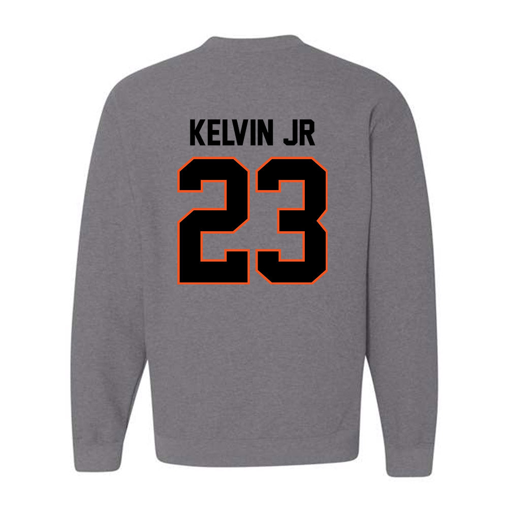 Oklahoma State - NCAA Men's Basketball : Mikey Kelvin Jr - Classic Shersey Crewneck Sweatshirt-1