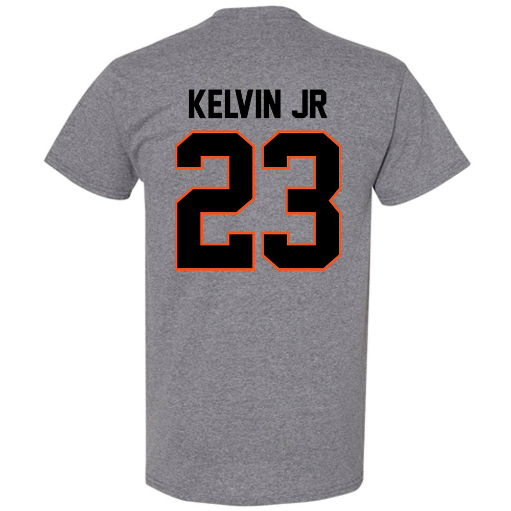 Oklahoma State - NCAA Men's Basketball : Mikey Kelvin Jr - Classic Shersey T-Shirt-1