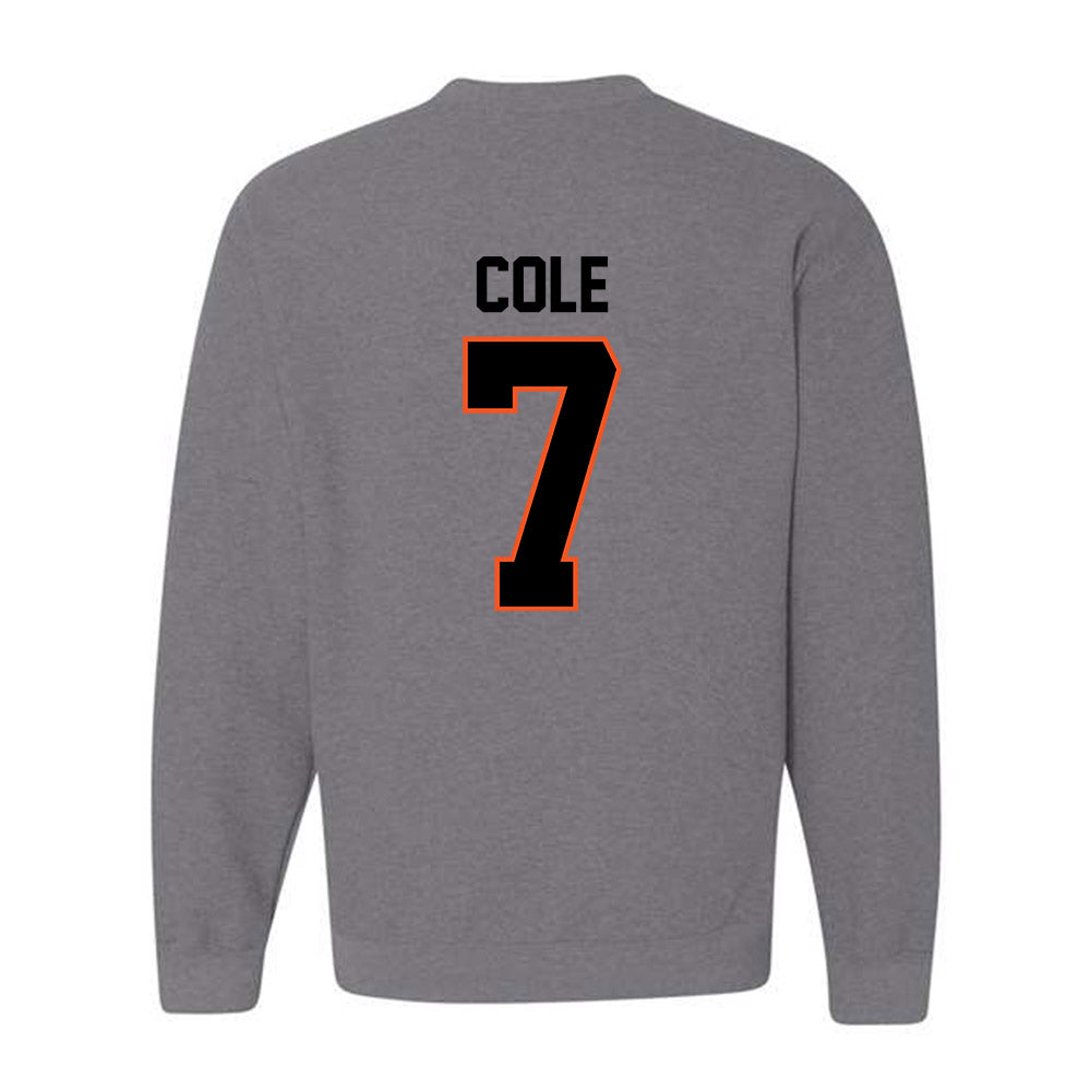 Oklahoma State - NCAA Men's Basketball : Kirk Cole - Classic Shersey Crewneck Sweatshirt-1