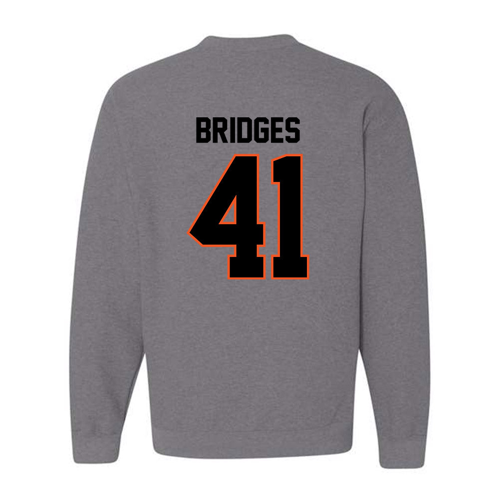 Oklahoma State - NCAA Baseball : Bowen Bridges - Classic Shersey Crewneck Sweatshirt