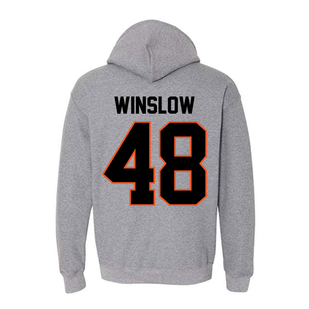Oklahoma State - NCAA Baseball : Drew Winslow - Classic Shersey Hooded Sweatshirt-1