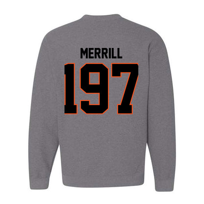 Oklahoma State - NCAA Wrestling : Cody Merrill - Classic Shersey Crewneck Sweatshirt-1