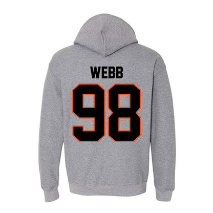 Oklahoma State - NCAA Football : Luke Webb - Classic Shersey Hooded Sweatshirt-1