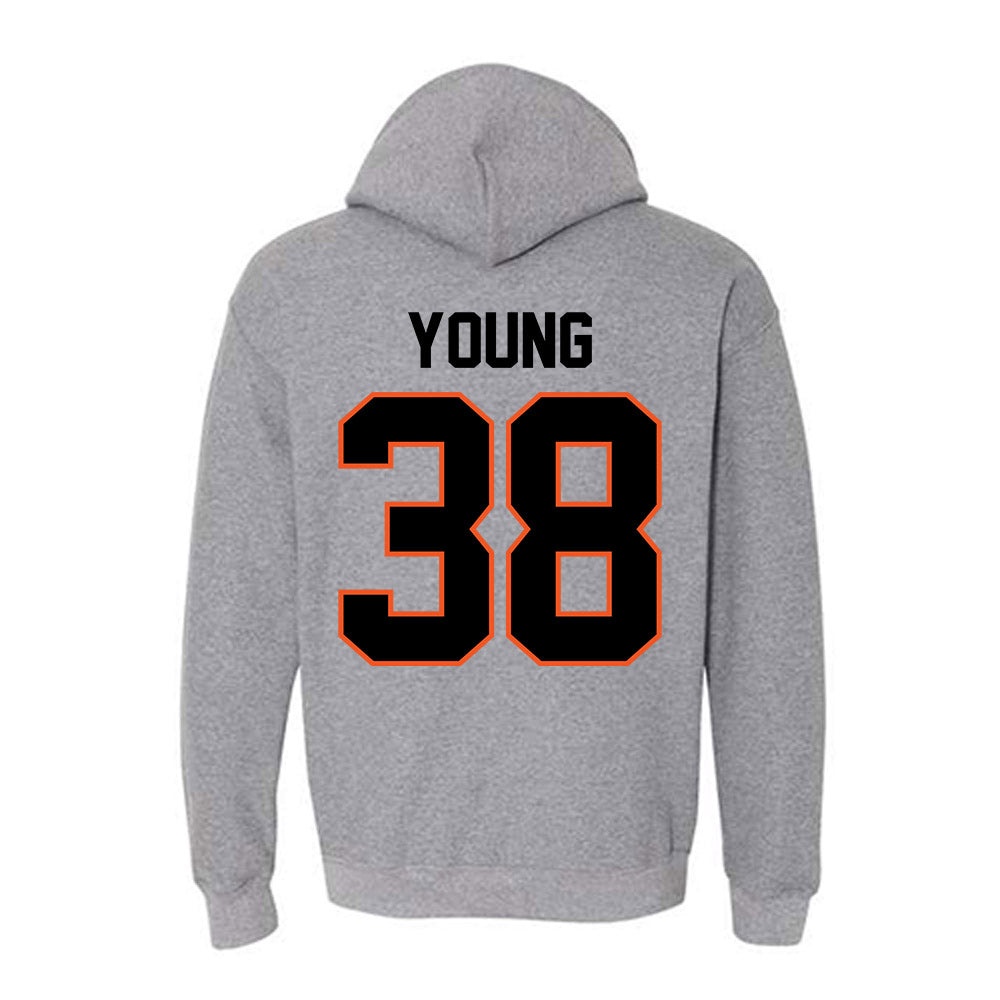 Oklahoma State - NCAA Football : Carlveon Young - Classic Shersey Hooded Sweatshirt-1