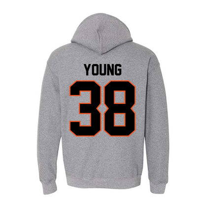 Oklahoma State - NCAA Football : Carlveon Young - Classic Shersey Hooded Sweatshirt-1